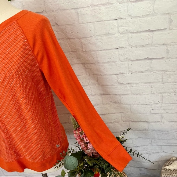 Orange Eddie Bauer Thermal Top - Picture 2 of 13